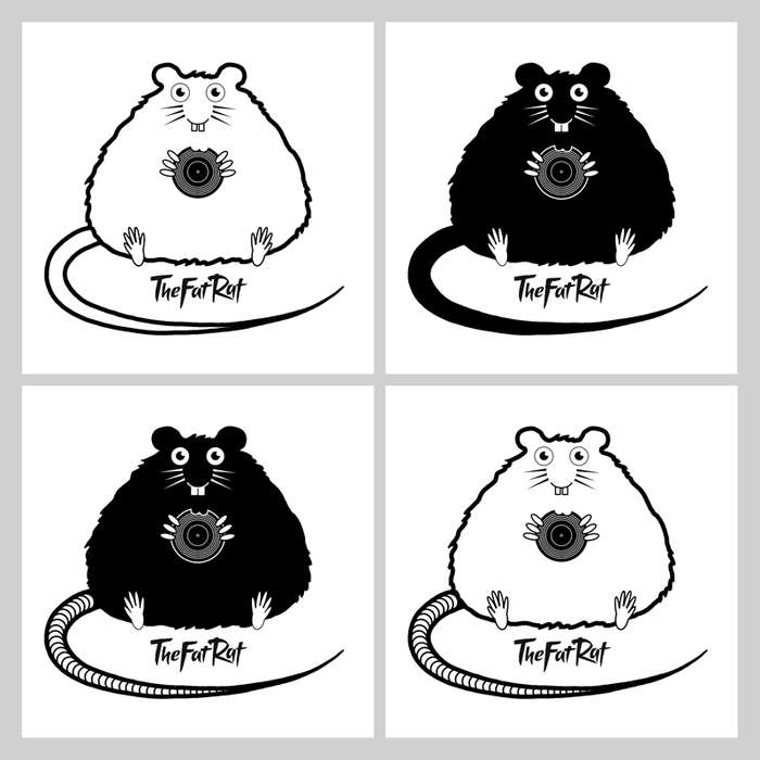 Logo ontwerpen voor 'De Fat Rat'